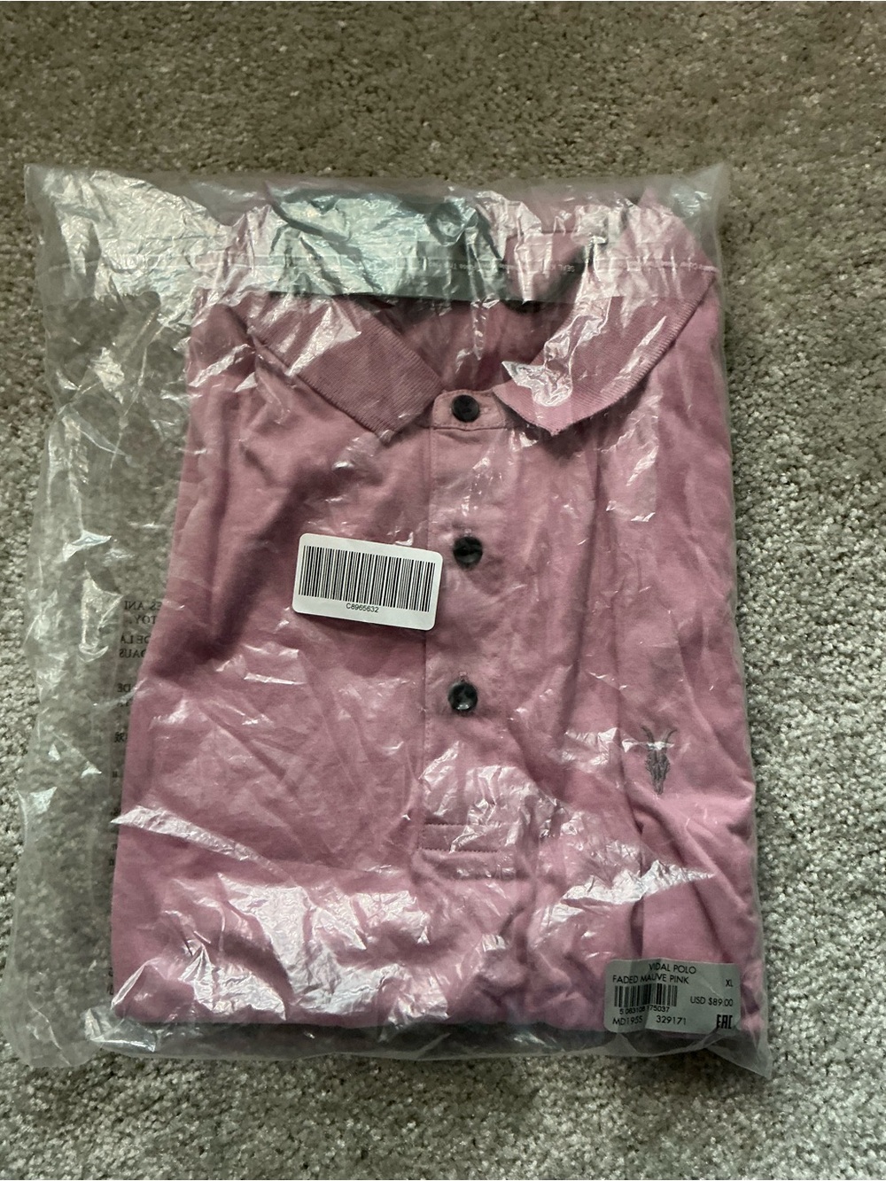 All Saints Men’s Polo Shirt - Picture 4 of 5